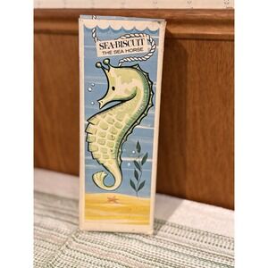 Vintage 1970s Avon "Sea-Biscuit" Sea Horse Soap on a Rope in Original Box